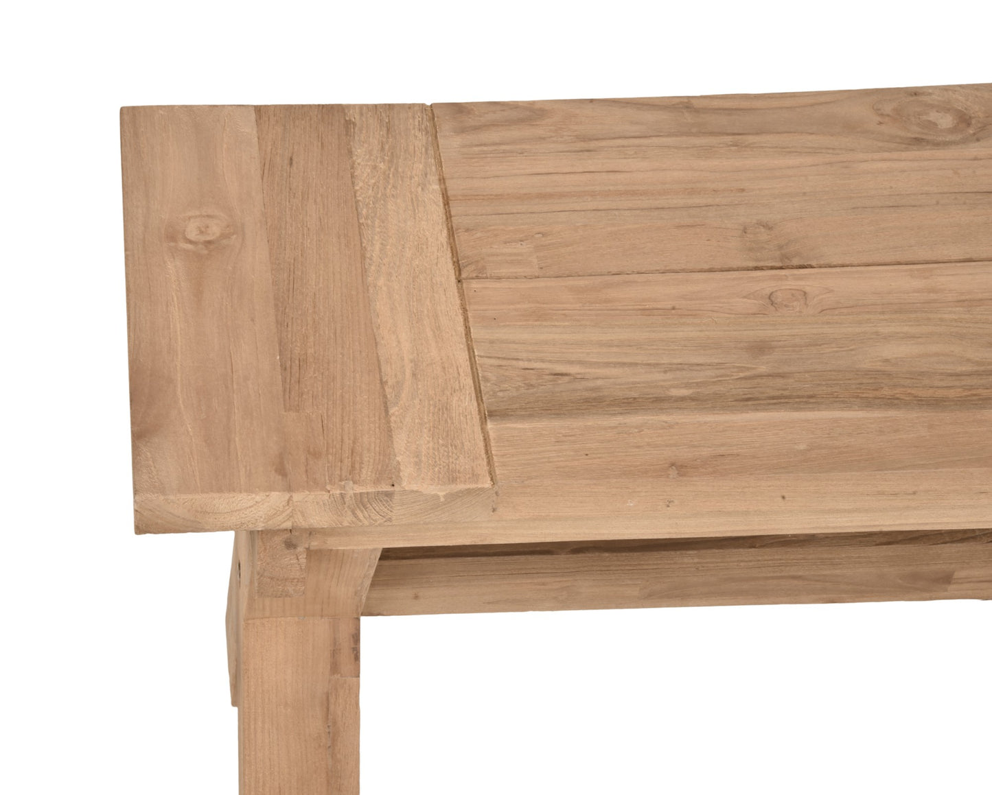 Bank KISAR Teak recycelt natur Gartenbank Garten Terrasse Sitzbank Parkbank Holz