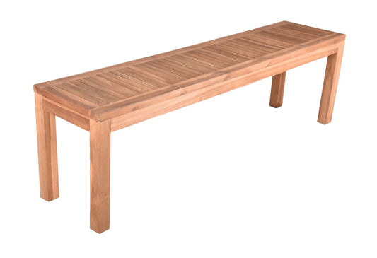 Bank BIARO 3-Sitzer Teak Gartenbank Garten Terrasse Sitzbank Parkbank Holz Möbel