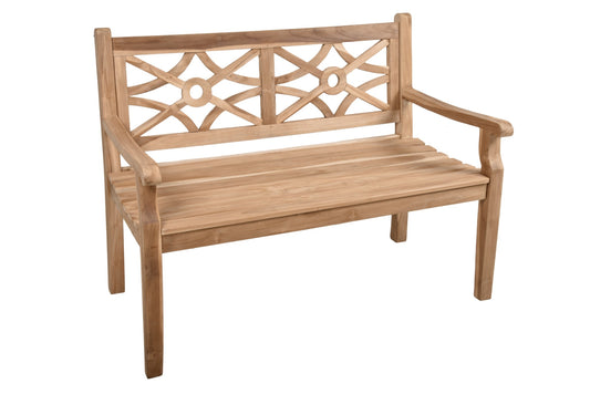 Bank SAYANG 2-Sitzer Teak Gartenbank Garten Terrasse Sitzbank Parkbank Holz Holz