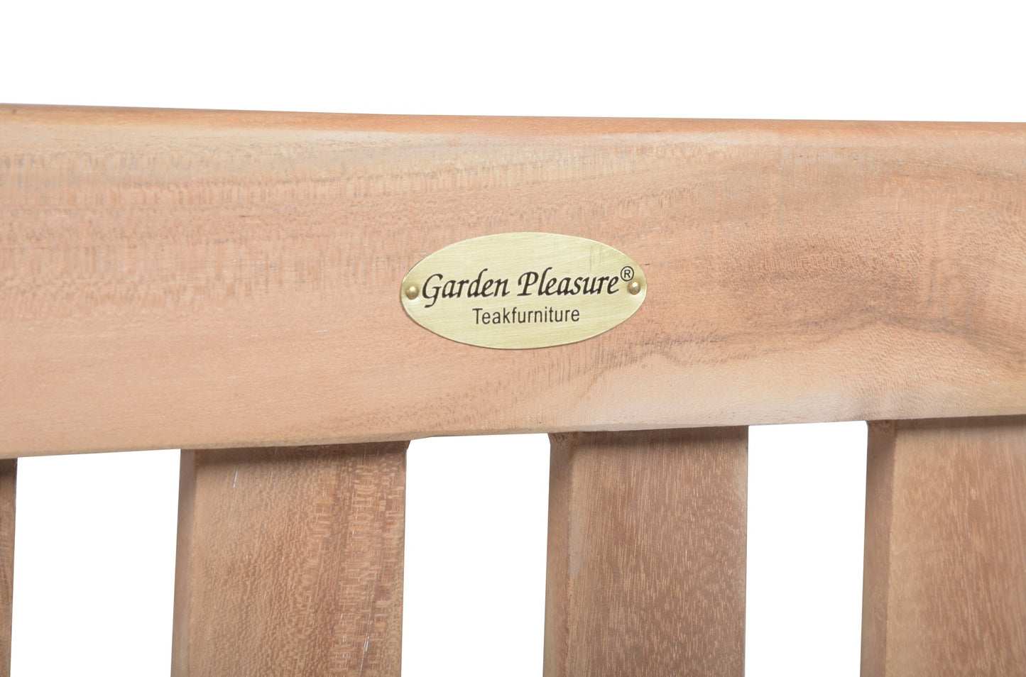 Bank Solo 2-Sitzer Sitzbank Parkbank Gartenbank Outdoor Garten Möbel Teak Holz