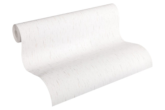 Unitapete Weiß Papiertapete 942210 Wandtapete einfarbig A.S. Création Tapete