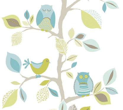 A.S. Création Vogeltapete Blau 942562 Wandtapete Folie selbstklebend Tapete