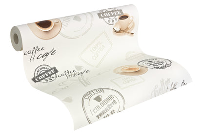 A.S. Création Küchentapete Creme Papiertapete 943081 Wandtapete