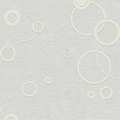 Geometrische Tapete Weiß Vliestapete 949011 Wandtapete mit Punkten A.S. Création Tapete