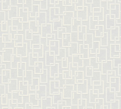 Geometrische Tapete Weiß Vliestapete 950017 Wandtapete A.S. Création Tapete