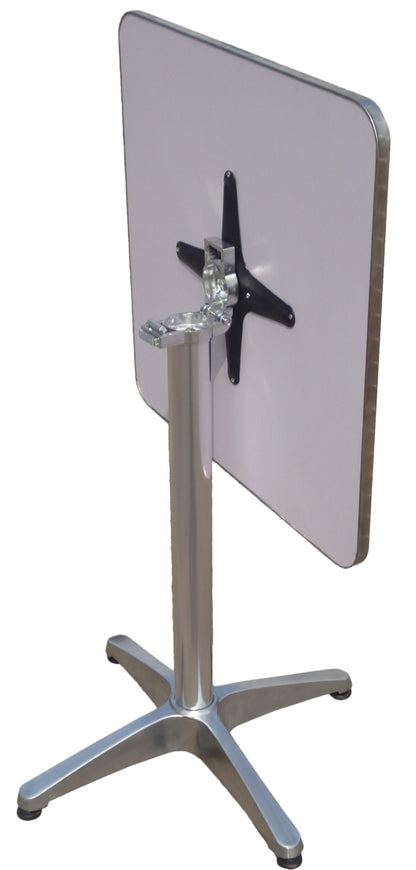 Alu Stehtisch Bistro Tisch 60x60 klappbar Gartentisch Garten Terrasse Aluminium