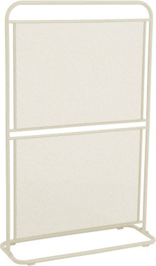 Metall Balkon Sichtschutz 124x80 Windschutz Larmschutz Garten Terrasse beige