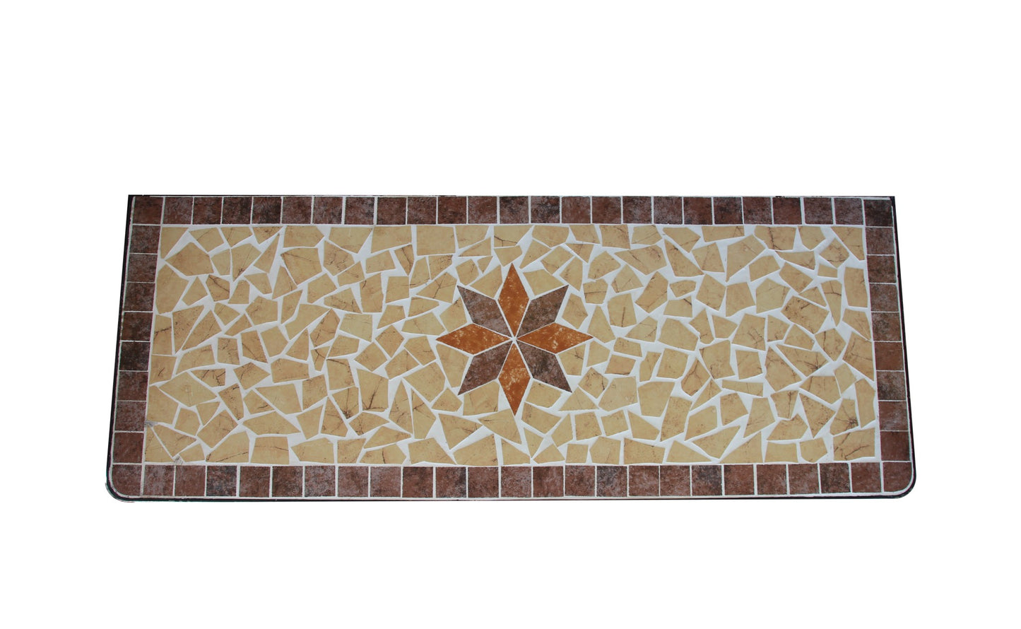 Garden Pleasure Eisen Parkbank AMARILLO Bank Mosaik Garten Bank Sitzbank Möbel