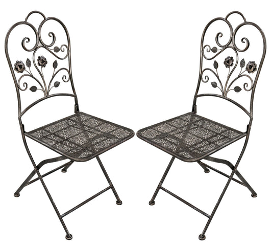 2er Set Klappstuhl Pinatubo Metall Stuhl Sessel Gartenstuhl Garten Outdoor Möbel