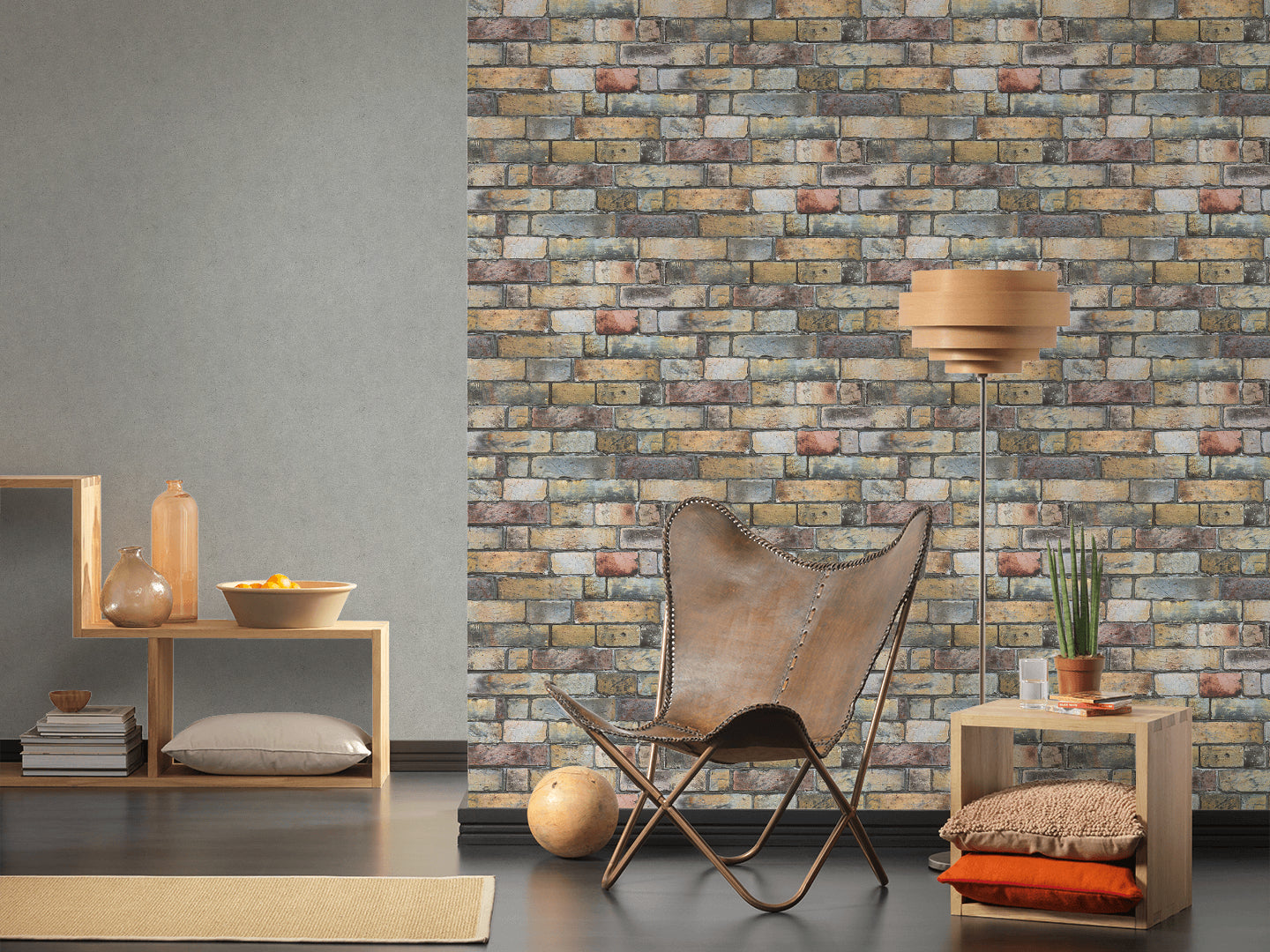 A.S. Création Unitapete Grau Vliestapete 952592 Wandtapete