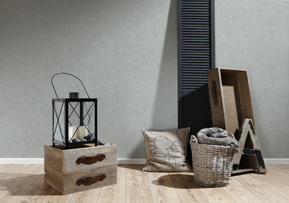 A.S. Création Unitapete Grau Vliestapete 952592 Wandtapete