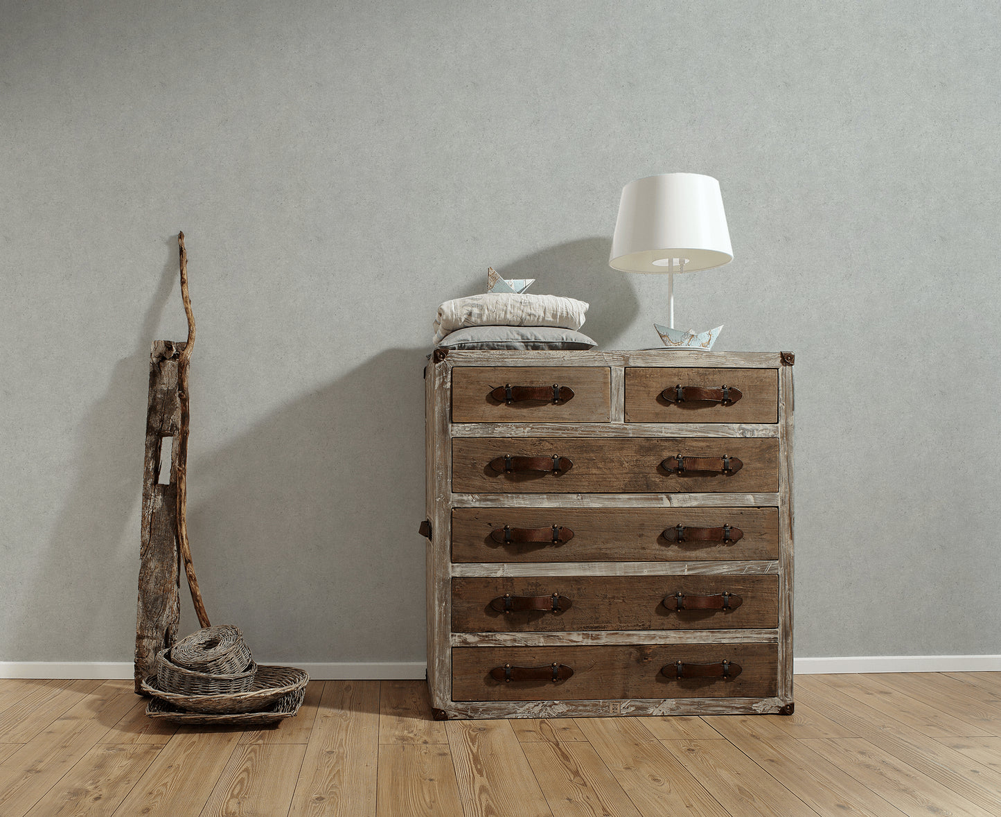 A.S. Création Unitapete Grau Vliestapete 952592 Wandtapete