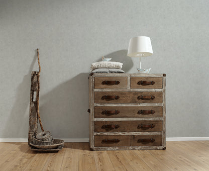 A.S. Création Unitapete Grau Vliestapete 952592 Wandtapete