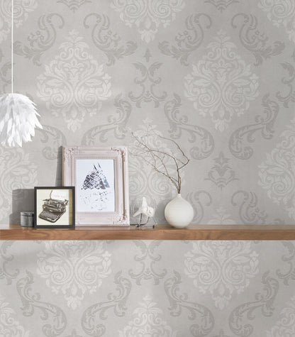 A.S. Création Barocktapete Barock Creme 953721 Tapete Memory 3 Wandtapete Design