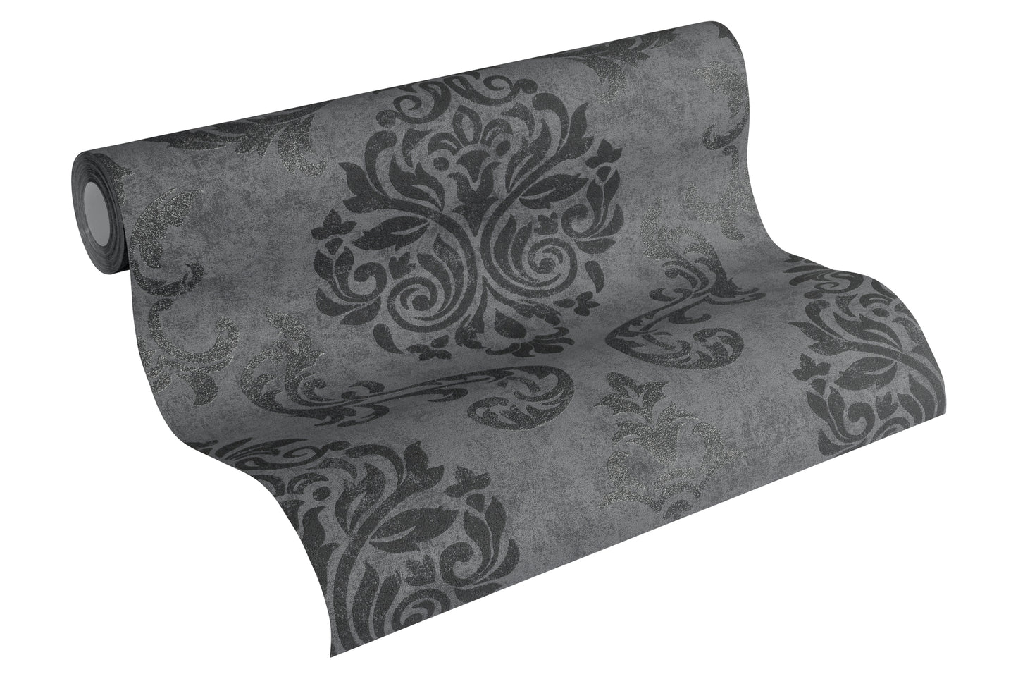 A.S. Création Barocktapete Barock Schwarz 953723 Tapete Memory 3 Wandtapete