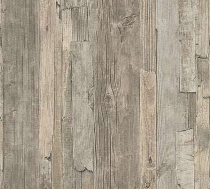 Tapete in Holzoptik Beige Vliestapete 954053 Wandtapete A.S. Création Tapete