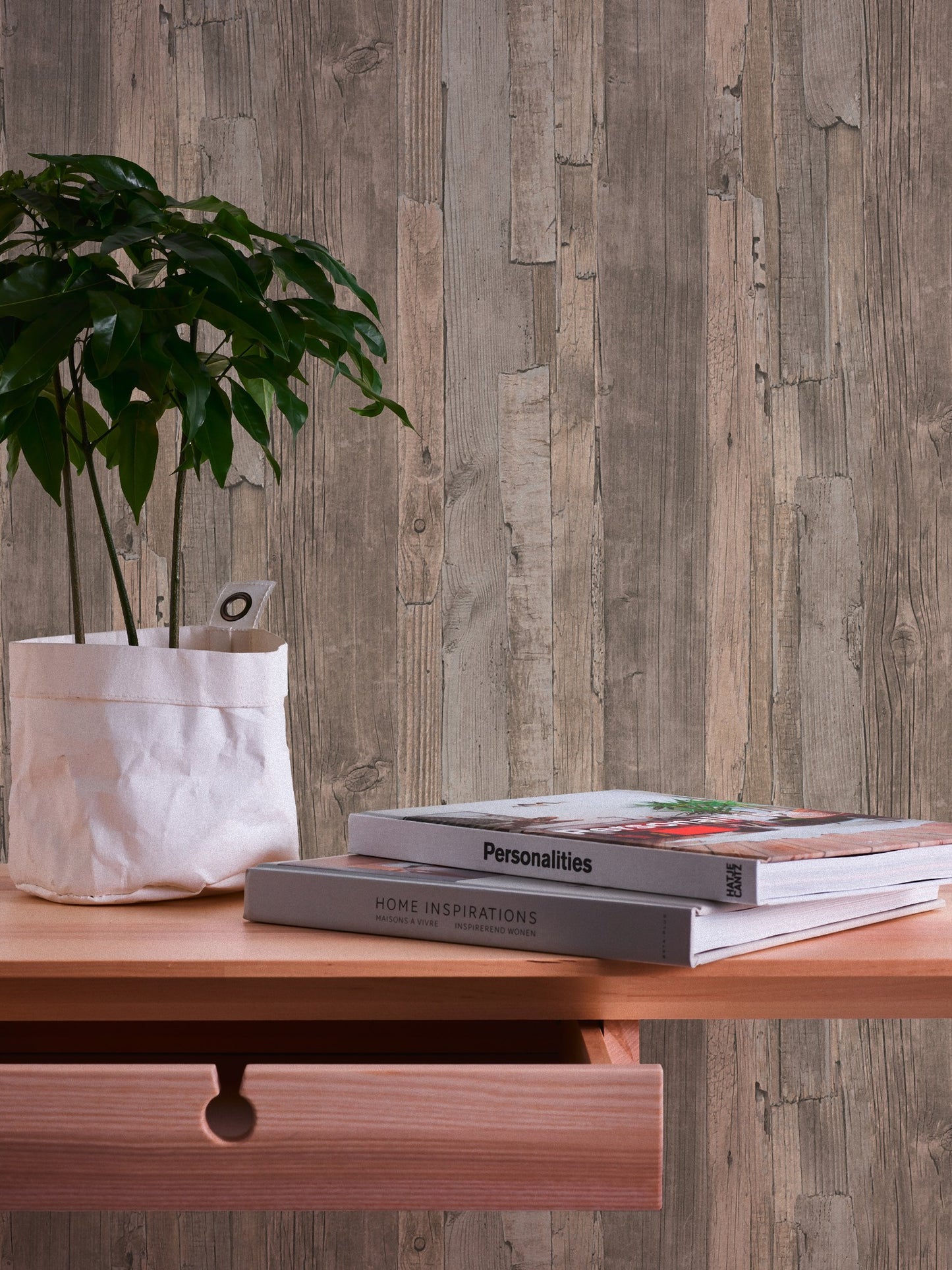 Tapete in Holzoptik Beige Vliestapete 954053 Wandtapete A.S. Création Tapete