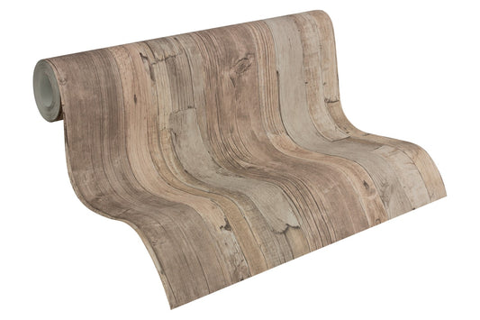 Tapete in Holzoptik Beige Vliestapete 954053 Wandtapete A.S. Création Tapete