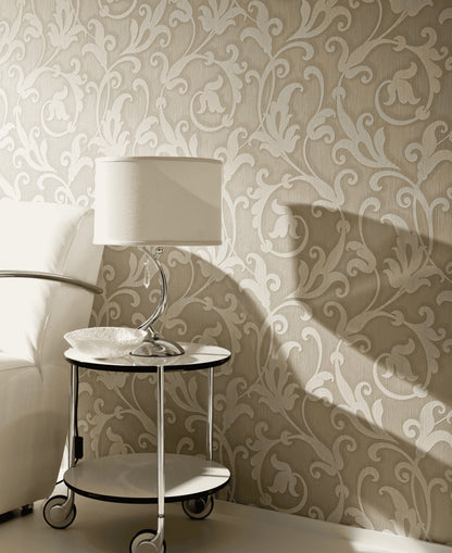 A.S. Création Barocktapete Barock Beige 954901 Tapete Tessuto Wandtapete Design