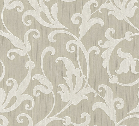 A.S. Création Barocktapete Barock Beige 954901 Tapete Tessuto Wandtapete Design