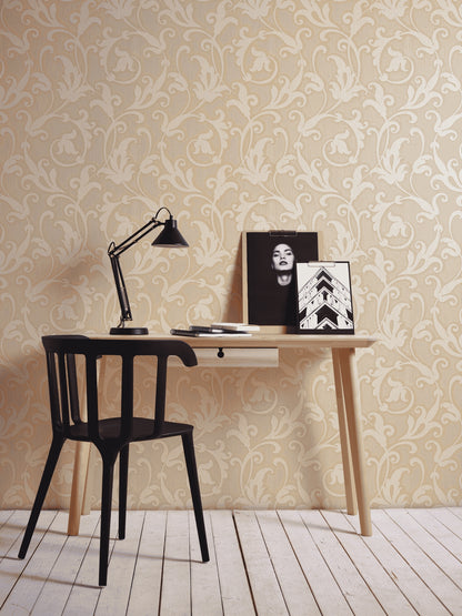 A.S. Création Barocktapete Barock Gelb 954902 Tapete Tessuto Wandtapete Design