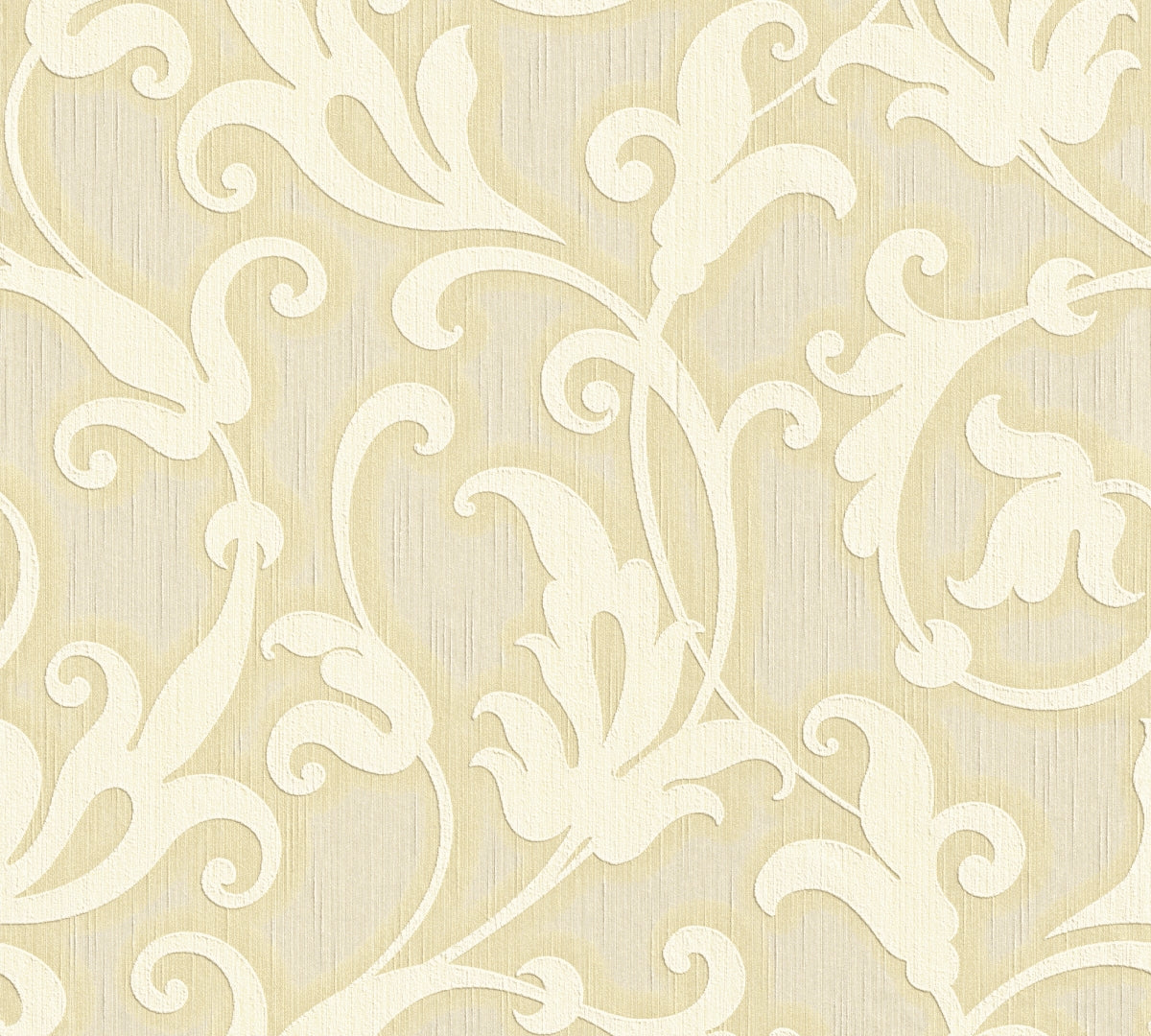 A.S. Création Barocktapete Barock Gelb 954902 Tapete Tessuto Wandtapete Design