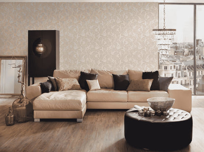 A.S. Création Barocktapete Barock Creme 954907 Tapete Tessuto Wandtapete Design