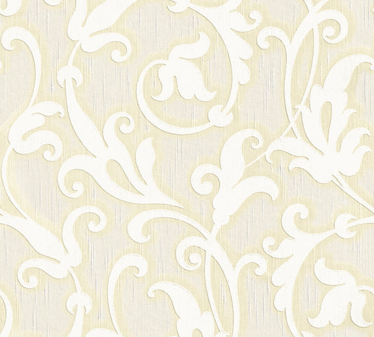 A.S. Création Barocktapete Barock Creme 954907 Tapete Tessuto Wandtapete Design