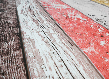 A.S. Création selbstklebende Tapete in Holzoptik Braun 955691 Wandtapete