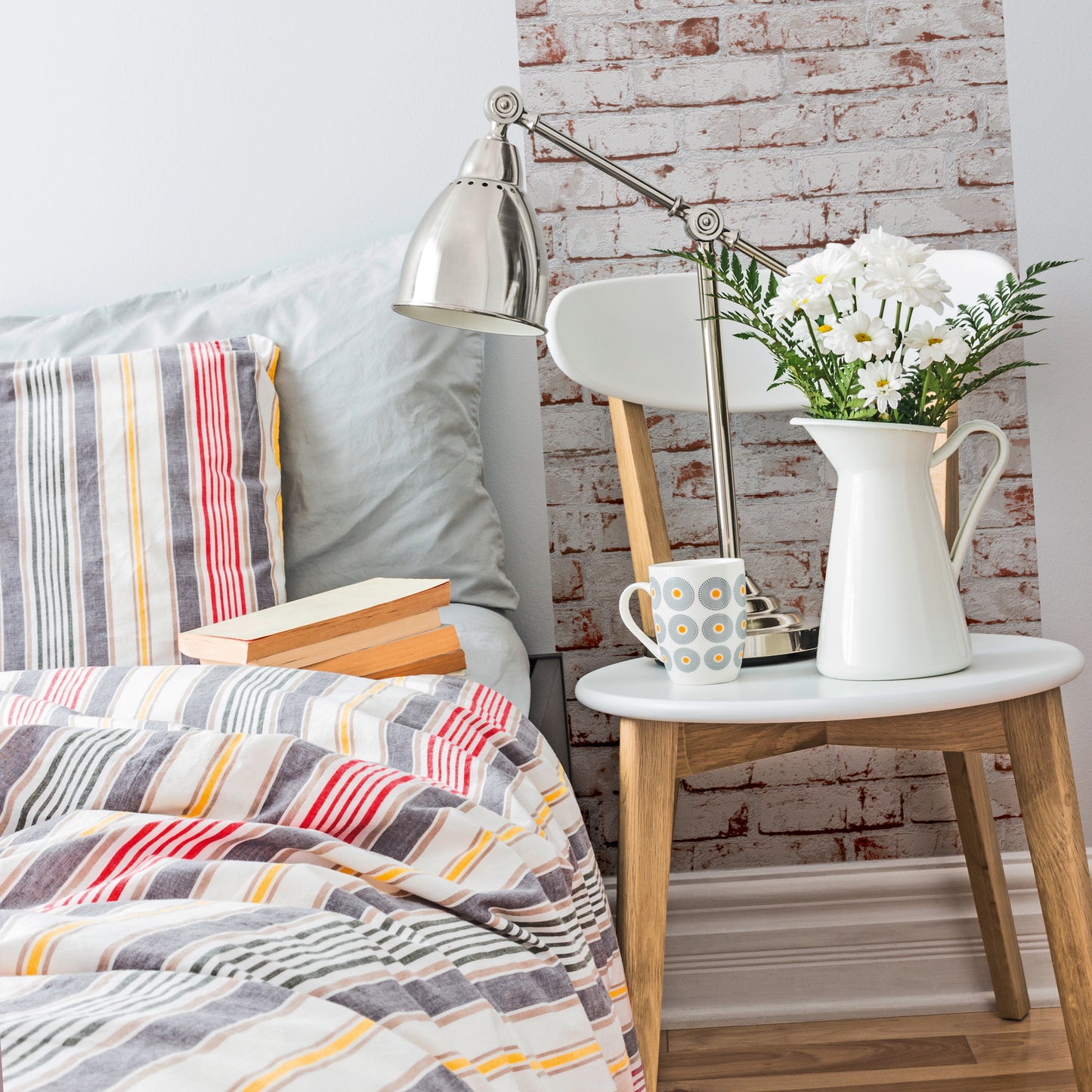 A.S. Création selbstklebende Steintapete Rot Papiertapete 955701 Wandtapete