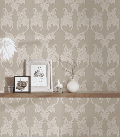 A.S. Création Barocktapete Barock Beige 956281 Tapete Tessuto Wandtapete Design