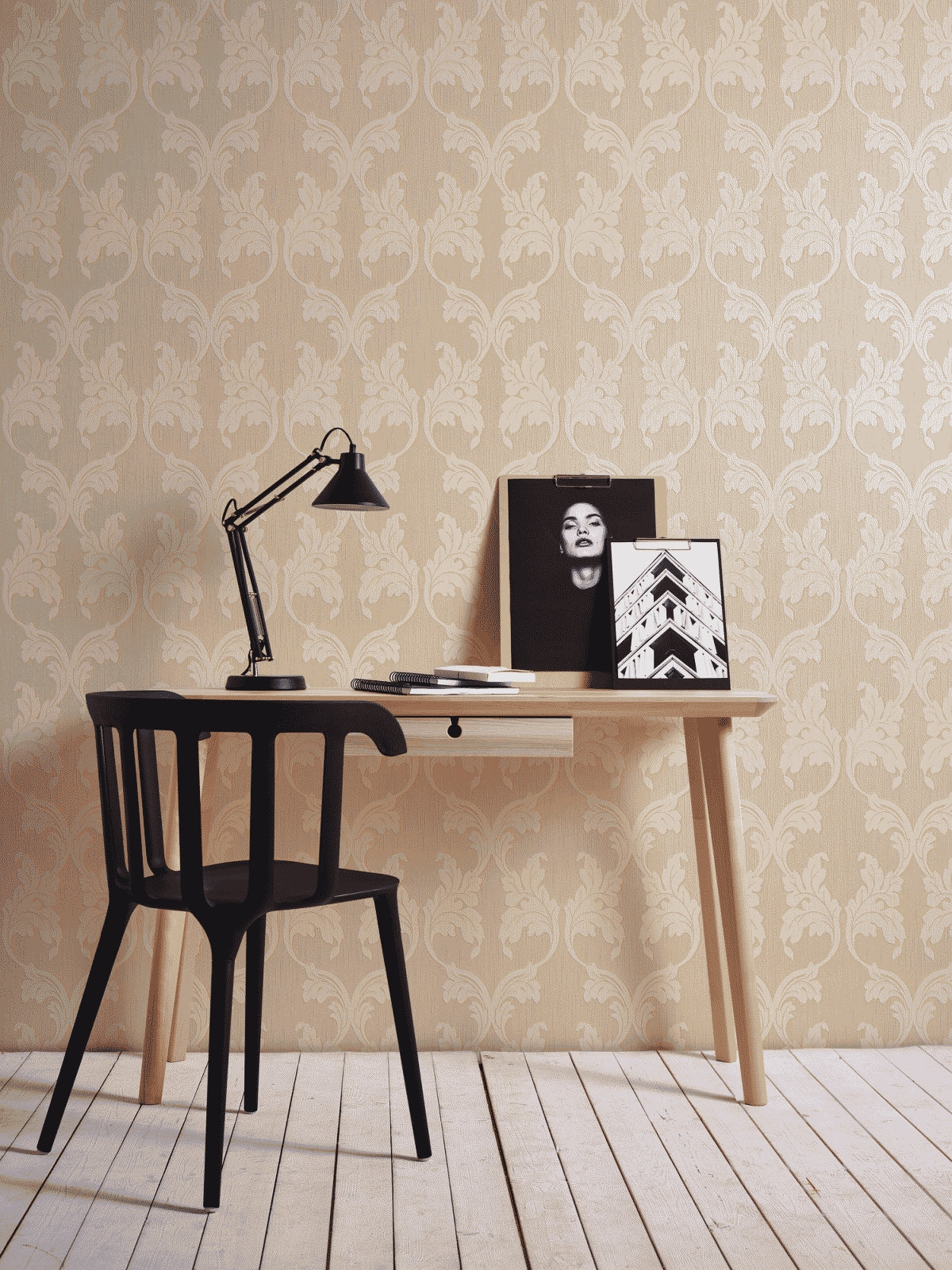 A.S. Création Barocktapete Barock Beige 956282 Tapete Tessuto Wandtapete Design
