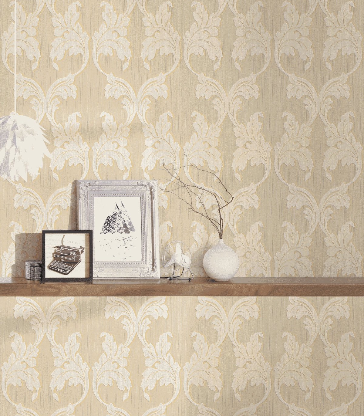 A.S. Création Barocktapete Barock Beige 956282 Tapete Tessuto Wandtapete Design