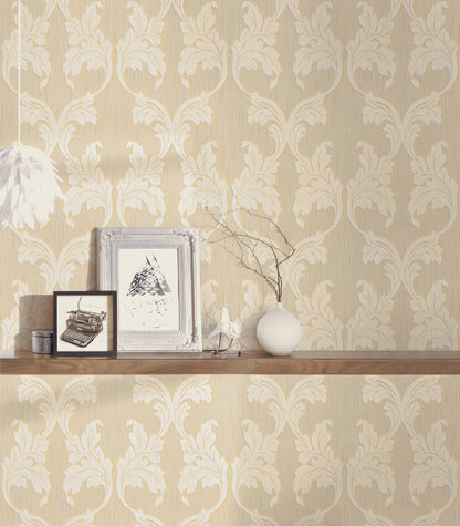 A.S. Création Barocktapete Barock Beige 956282 Tapete Tessuto Wandtapete Design