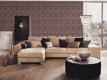 A.S. Création Barocktapete Barock Violett 956285 Tapete Tessuto Wandtapete