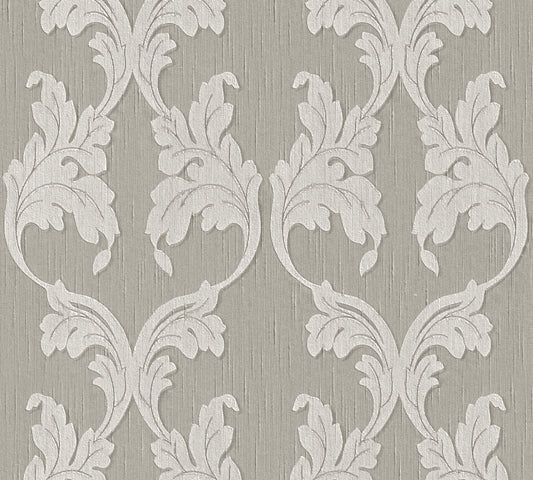 A.S. Création Barocktapete Barock Grau 956286 Tapete Tessuto Wandtapete Design