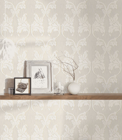 A.S. Création Barocktapete Barock Beige 956287 Tapete Tessuto Wandtapete Design