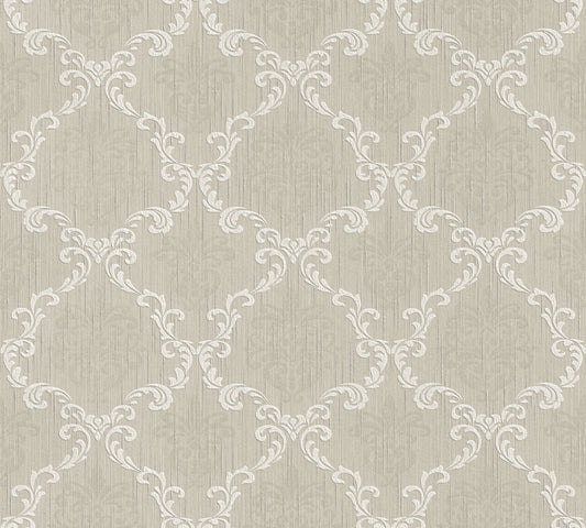 A.S. Création Barocktapete Barock Beige 956291 Tapete Tessuto Wandtapete Design