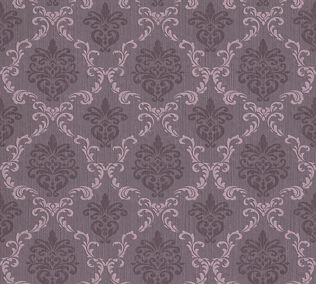 A.S. Création Barocktapete Barock Violett 956295 Tapete Tessuto Wandtapete