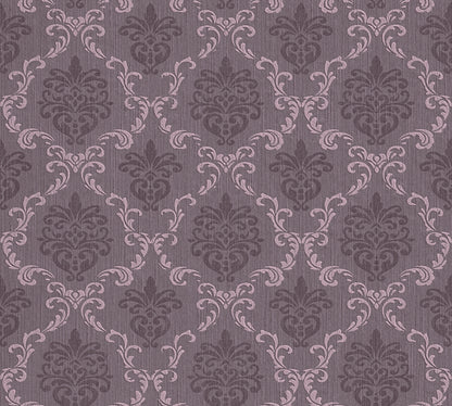 A.S. Création Barocktapete Barock Violett 956295 Tapete Tessuto Wandtapete
