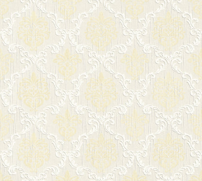 A.S. Création Barocktapete Barock Creme 956297 Tapete Tessuto Wandtapete Design