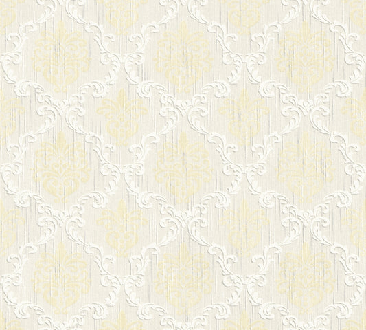 A.S. Création Barocktapete Barock Creme 956297 Tapete Tessuto Wandtapete Design