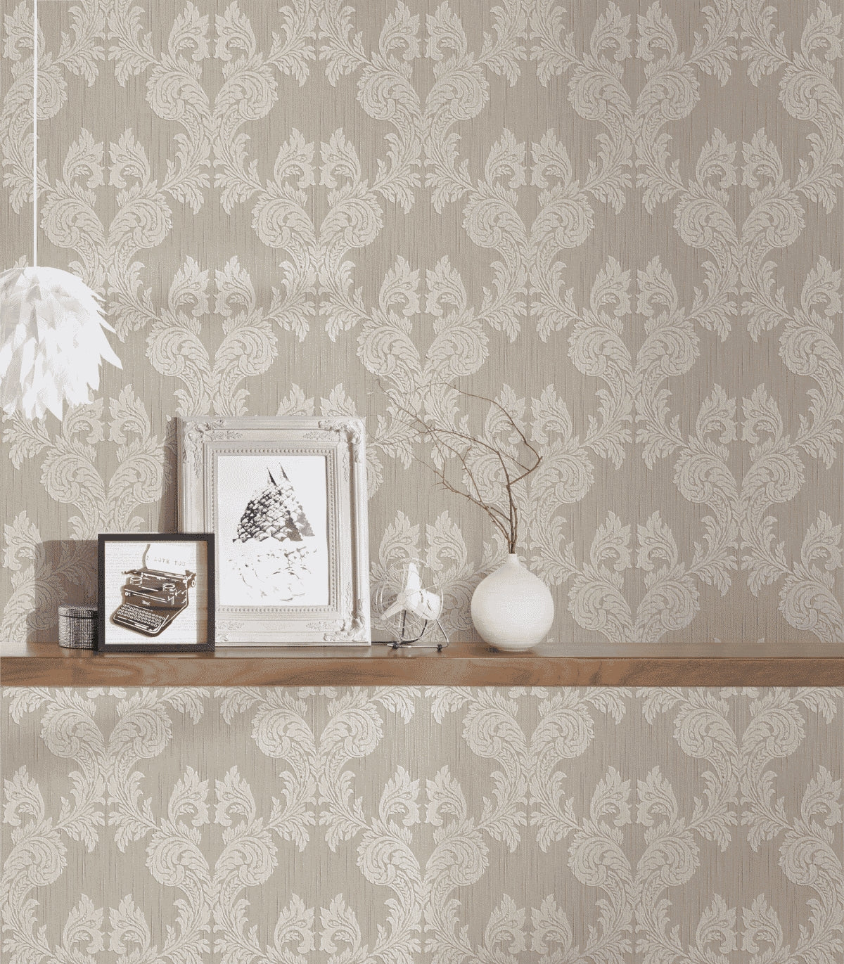A.S. Création Barocktapete Barock Beige 956301 Tapete Tessuto Wandtapete Design