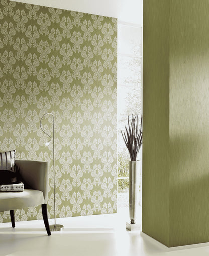 A.S. Création Barocktapete Barock Grün 956304 Tapete Tessuto Wandtapete Design