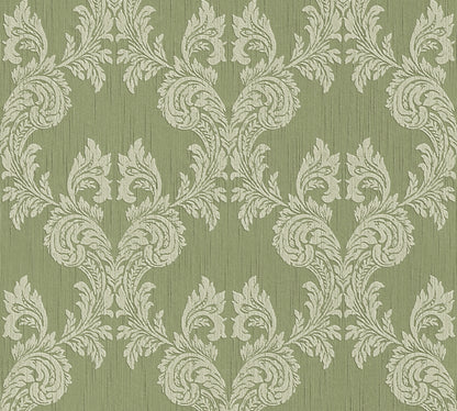 A.S. Création Barocktapete Barock Grün 956304 Tapete Tessuto Wandtapete Design