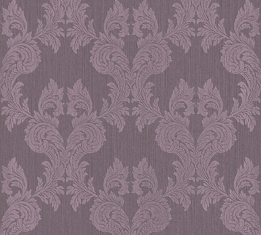 A.S. Création Barocktapete Barock Violett 956305 Tapete Tessuto Wandtapete