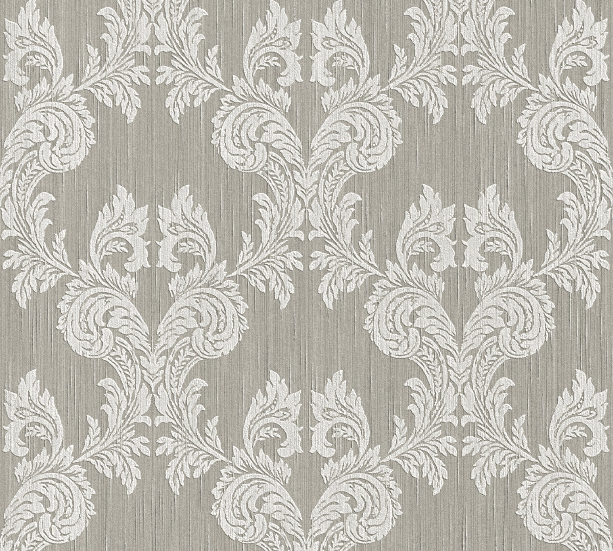 A.S. Création Barocktapete Barock Grau 956306 Tapete Tessuto Wandtapete Design