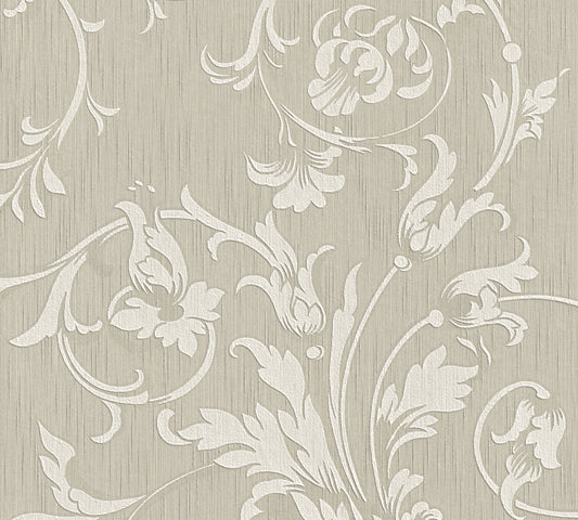 A.S. Création Blumentapete Blumen floral Beige 956331 Tapete Tessuto Wandtapete