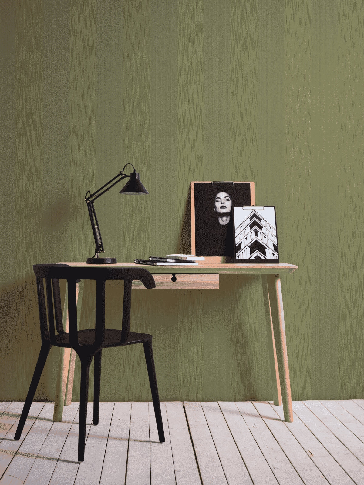 A.S. Création Streifentapete Streifen Grün 956604 Tapete Tessuto Wandtapete