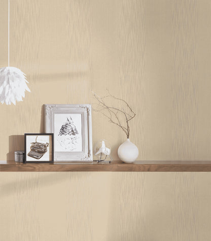 A.S. Création Streifentapete Streifen Gelb 956605 Tapete Tessuto Wandtapete